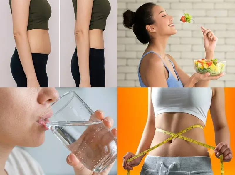 Ăn uống cân bằng và ngủ đủ hỗ trợ quá trình giảm mỡ toàn thân.