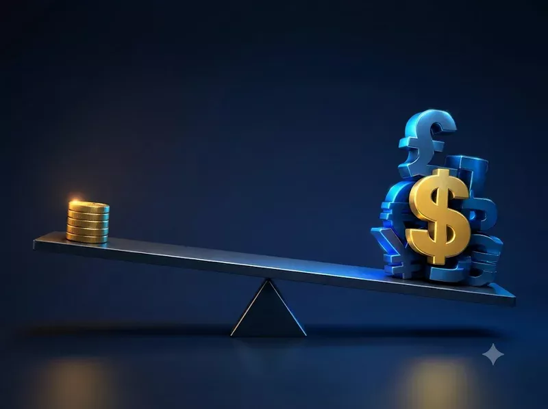 Rủi ro Forex khi biến động tỷ giá và sử dụng đòn bẩy tài chính.